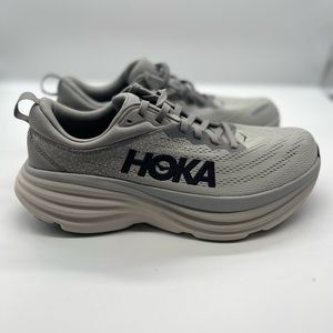 Men’s Hoka Bondi 8 size 9.5 Gray New